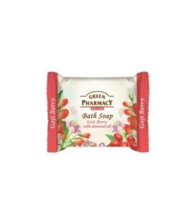 Jabón en pastilla GOJI BERRY y  ACEITE DE ALMENDRA Green Pharmacy