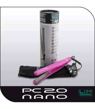 Plancha de viaje LIM HAIR PC 2.0 NANO color fucsia
