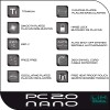 Plancha de viaje LIM HAIR PC 2.0 NANO color fucsia