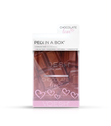 Kit pedicura 4 pasos manteca cacao PEDI IN A BOX VOESH NEW YORK