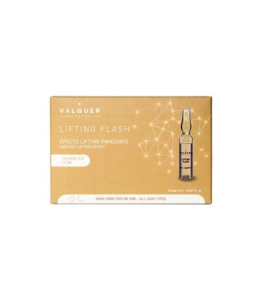 Ampollas lifting flash efecto inmediato de Valquer 2 ml