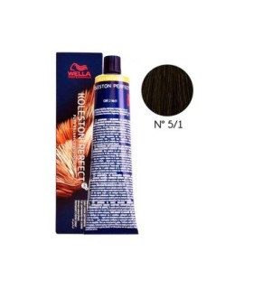 Tinte Wella Koleston 5.1 castaño claro ceniza