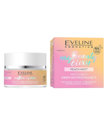 Crema matificante detoxificante Peach Matt my Beauty Elixir Eveline