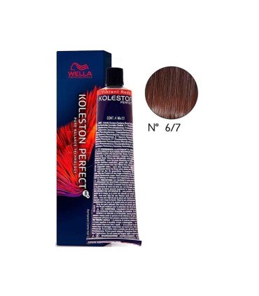 Tinte Wella Koleston 6.7 rubio oscuro marrón 60 ml