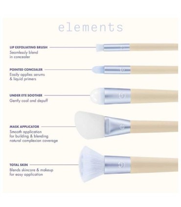 Kit brochas “hydro glow” ELEMENTS COLLECTION de EcoTools
