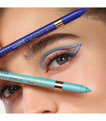 Delineador de ojos en gel waterproof Variété 03 Blue de Eveline