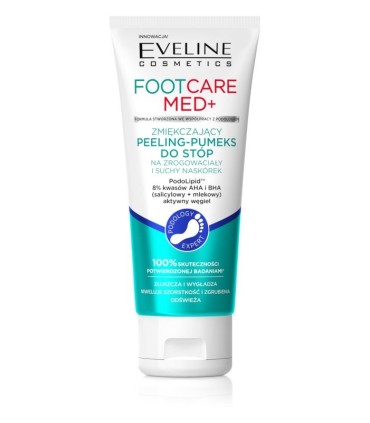 Exfoliante suavizante para pies Foot Care Med Eveline Cosmetics