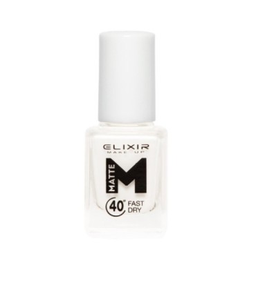 Esmalte de secado rápido mate Nº 1 de Elixir Make Up