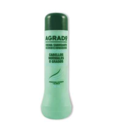 Crema suavizante acondicionadora cabellos normales o grasos AGRADO