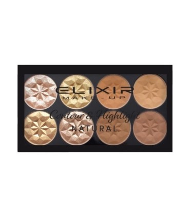Paleta contorno e iluminadores 844A Elixir Make Up