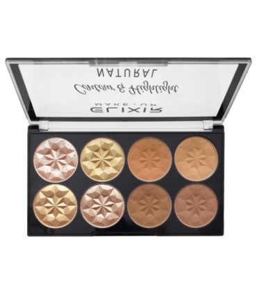 Paleta contorno e iluminadores 844A Elixir Make Up