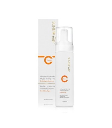Espuma activa vitamina C limpieza facial y de ojos Sunew med+