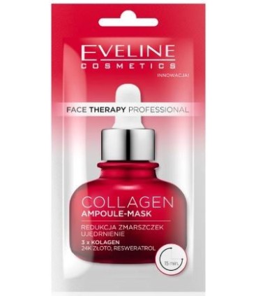 Ampolla mascarilla facial con colágeno de Eveline