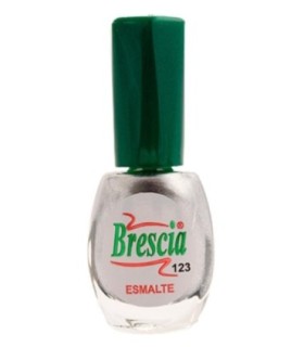 Esmalte de uñas metalizado plata nº 123 de Brescia