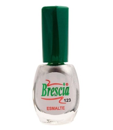 Esmalte de uñas metalizado plata nº 123 de Brescia