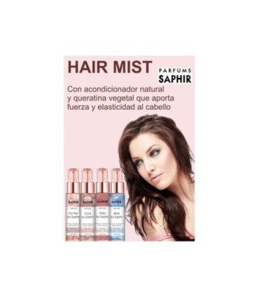 Perfume para el cabello hair mist Siloé de Saphir