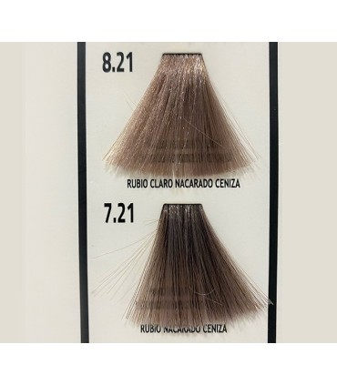 Tinte Hair Color Cream 7.21 rubio medio nacarado ceniza Keen Strok