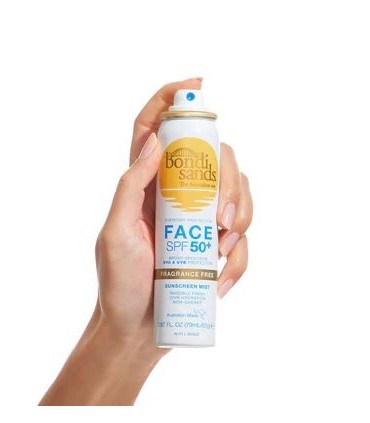 Protector solar facial en spray SPF50+ Bondi Sands