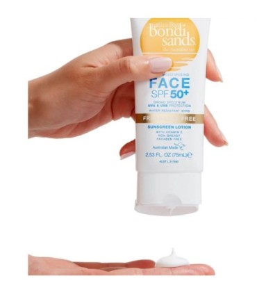 Protector solar facial en crema SPF50+ Bondi Sands