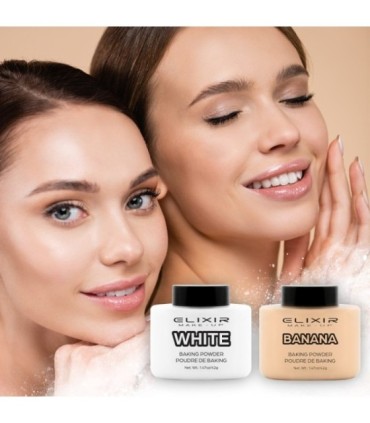Polvos matificantes Backing Powder Banana de Elixir Make Up