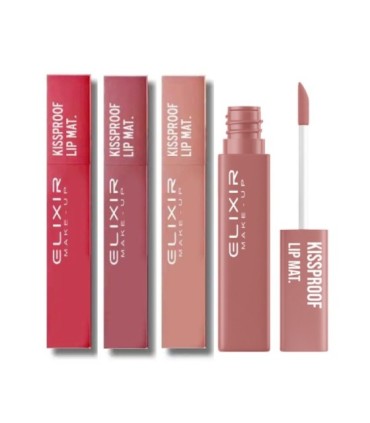 Labial KissProof Lip Mat 020 CHILLI RED Elixir