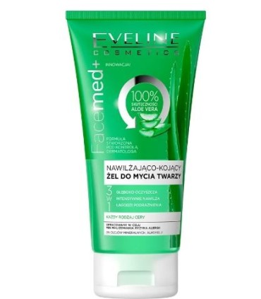 Gel lavado facial hidratante calmante Aloe Vera Facemed+ Eveline