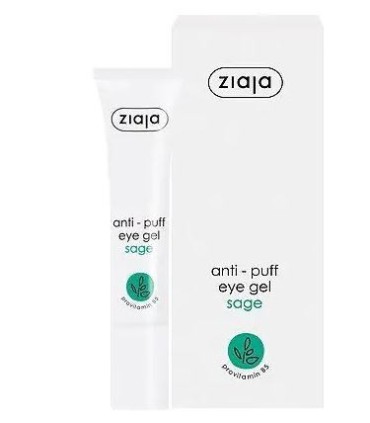 Gel antibolsas contorno de ojos extracto de salvia Ziaja