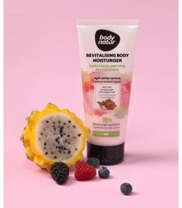 Sorbete corporal frutos rojos hidratante y revitalizante Body Natur