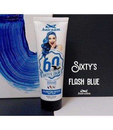 Hairgum sixtys color flash blue