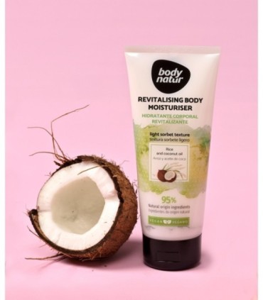 Sorbete corporal aceite coco hidratante y revitalizante Body Natur