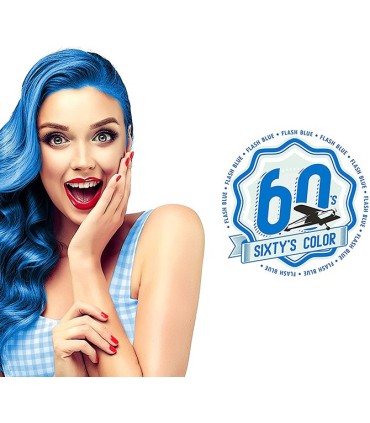 Hairgum sixtys color flash blue