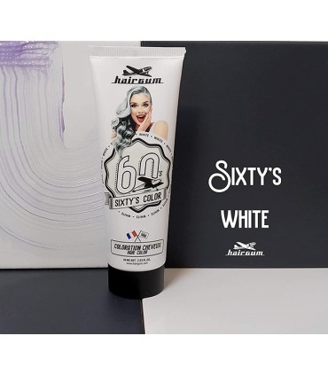 Hairgum sixtys color white