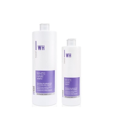 Champú cabellos blancos y decolorados WHITE HAIR WH de Kosswell