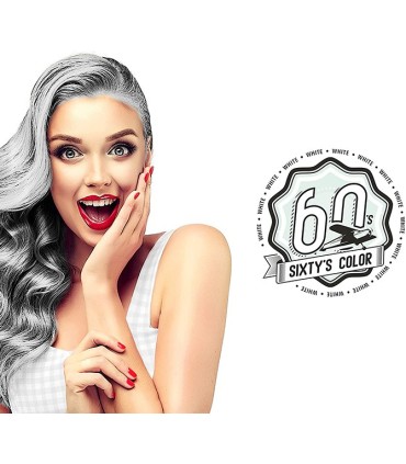 Hairgum sixtys color white