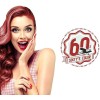 Hairgum sixtys color only red
