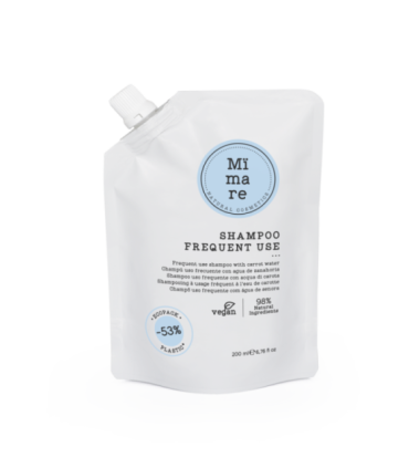 Champú uso frecuente agua de zanahoria Mïmare