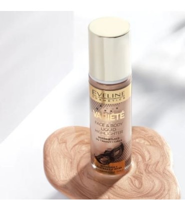 Iluminador líquido rostro y cuerpo VARIÉTÉ de Eveline
