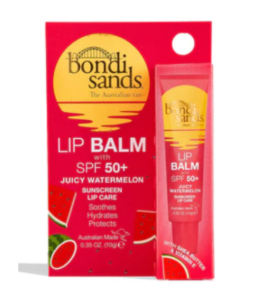 Bálsamo labial sandía jugosa SPF50+ Bondi Sands