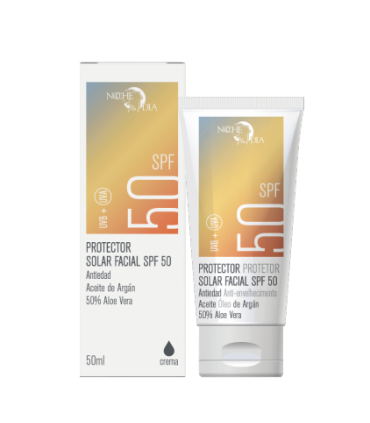 Protector solar facial SPF 50 Noche y Día