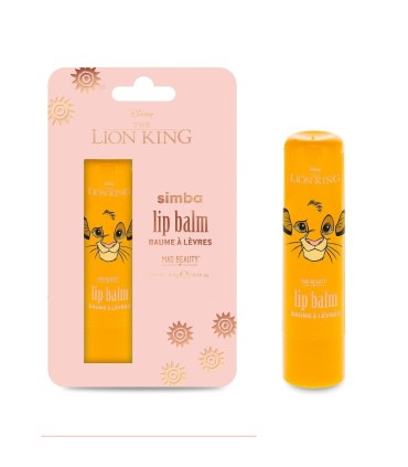 Bálsamo labial aroma mango el Rey León de Mad Beauty