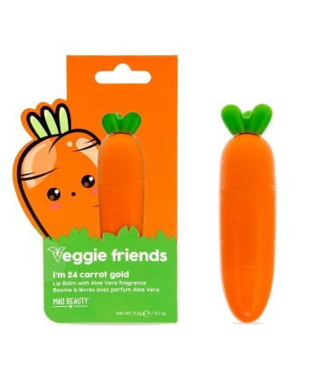 Bálsamo labial aroma aloe vera Veggie Friends de Mad Beauty