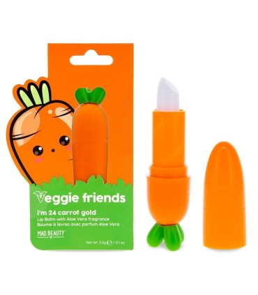 Bálsamo labial aroma aloe vera Veggie Friends de Mad Beauty