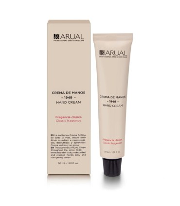 Crema de manos y corporal 1949 fragancia clásica de Arual