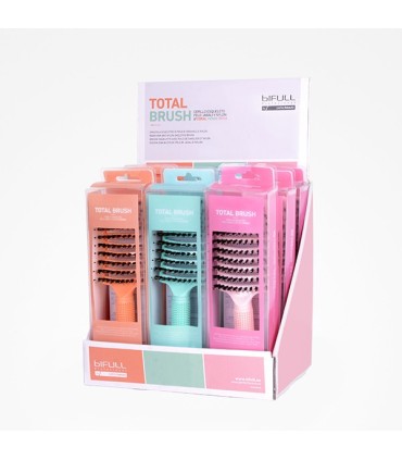 Cepillo esqueleto Total Brush rosa Bifull