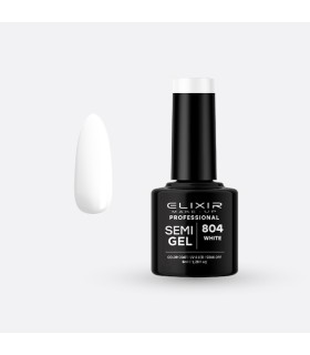 ESMALTE SEMI GEL ELIXIR 804 white  8m