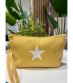 Neceser estrella mostaza mediano d´dbalears