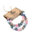 Pulsera de piedras preciosas ARCO IRIS de AW ARTISAN