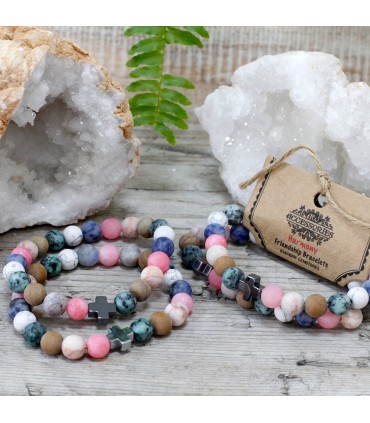 Pulsera de piedras preciosas ARCO IRIS de AW ARTISAN