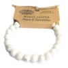 Pulsera de energía JASPE BLANCO de AW ARTISAN