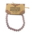 Pulsera manifestación amor piedras preciosas CUARZO ROSA de AW ARTISAN